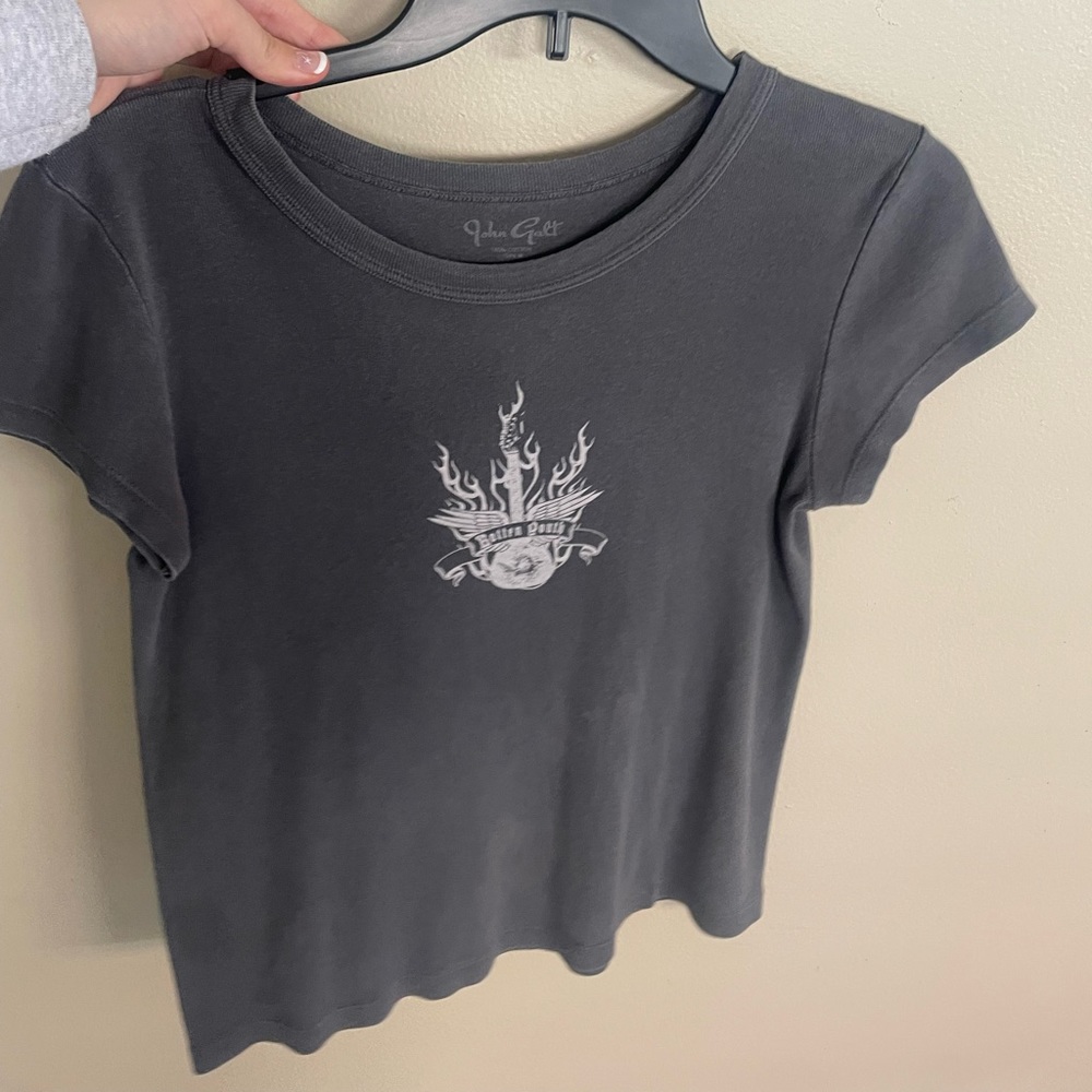 Band baby tee